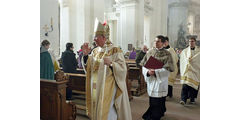 Aussendung der Sternsinger im Hohen Dom zu Fulda (Foto: Karl-Franz Thiede)